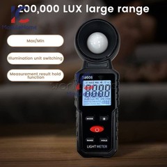 S8608 LCD Light Meter Digital Illuminance Meter Luxmeter Photometer 200000Lux