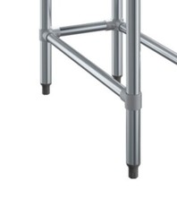 36″W x 12″L Stainless Steel Restaurant Equipment Filler Table with Open Base