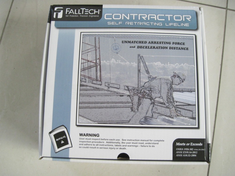 FallTech 727630, 30′ Contractor Self Retracting Lifeline