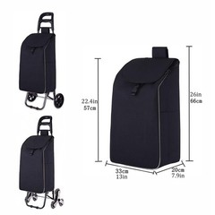 Shopping Cart Bags/Trolley Replacement Bag Oxford Cloth Waterproof Storage Ba…