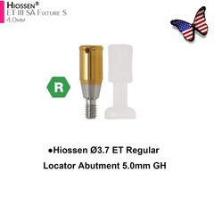 Locator Abutment for Hiossen ET DIO UF/Snucone Regular Overdenture Retention Cap