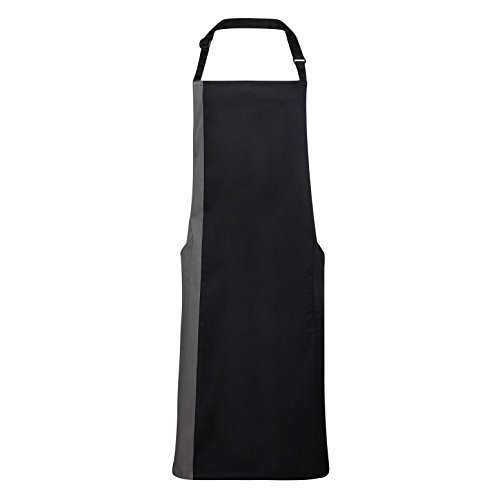 Premier Two Tone Contrast Polycotton Bib Apron – Choice of 7 colours
