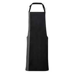Premier Two Tone Contrast Polycotton Bib Apron – Choice of 7 colours