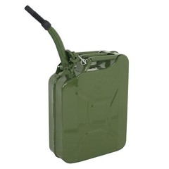 2pc Jerry Can Steel Green Military NATO Style 20L Storage Tank 5 Gallon