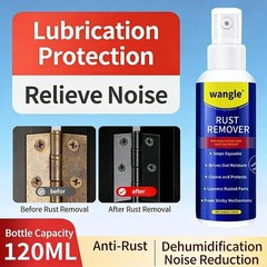 Wangle Rust Remover, Anti-Rust Lubricant Spray & Rust Remover Easy Application