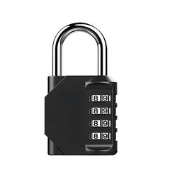 Heavy Duty 4 Digit Combination Lock Resettable Waterproof Padlock