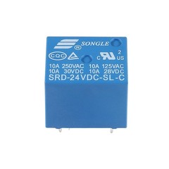 UMLIFE 12pcs SRD-24VDC-SL-C 24V 5-Pin SRD-24VDC-SL SRD-24VDC SRD-24V relays C…