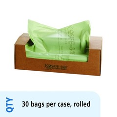 Stout By Envision Compostable Trash Bags 64 Gallon 48 X 60 30 Bags Per Case