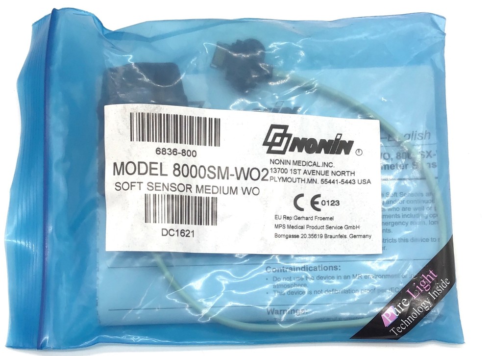 Nonin 8000SM-WO2 Soft Sensor Medium WO – NEW