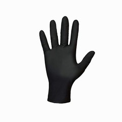 Shamrock POWDER FREE, LATEX EXAMINATION GLOVES, FULLY TEXTURED – Black