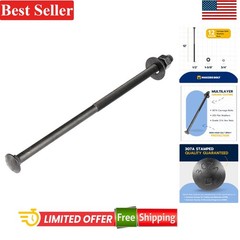Carriage Bolt Kit 1/2×12 Inch Black Ruspert Exterior Grade 36 Pcs