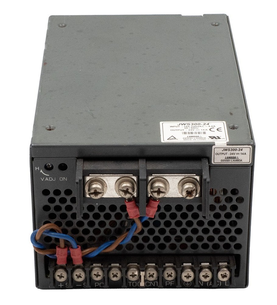 Nemic Lambda JWS300-24 Power Supply In 100-240VAC 4.4A Out 24V 14A, Tested