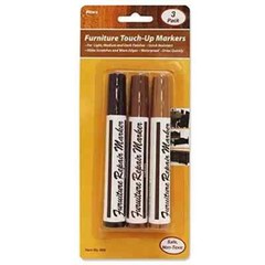 Furniture Touch-Up Markers: Brown Color; 1 Pack of 3 Markers. FREE SHIPPING