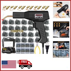 Instant On/Off Plastic Welder with 1200PCS Staples for Automotive and Household
