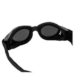 Global Vision Paragon Foam Padded Motorcycle Goggles Black Frame Super Dark Lens