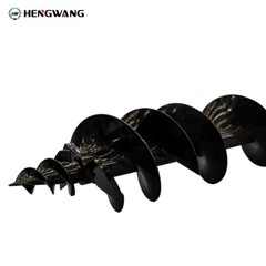 Mini Excavator Attachment Hydraulic Auger High Rotating Speed High Compatibility