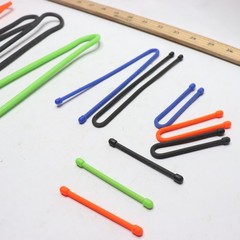(12-Pk) Nite Ize Assorted Length Reusable Rubber Twist Tie GTMP-11-A1