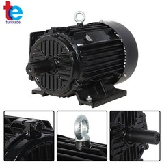 Electric Motor 5 HP 1800 RPM 184T Frame TEFC 230/460 Volt Severe Duty 3 Phase