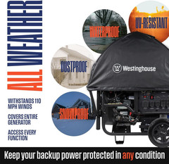 WGenTent XL Generator Running Cover for Large Open Frame Generators