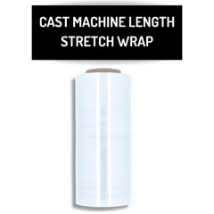 Machine Pallet Stretch Wrap Plastic Shrink Film Clear 10″x6000′ 80 Gauge 2 Rolls