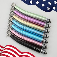 Yabangbang Dental High Speed Torque Head Handpiece Air Turbine 4Holes 7 Color