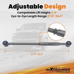2-6″ Front Adjustable Track Bar for Ford F250 F350 Super Duty Excursion 4WD