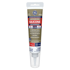 GE Advanced Silicone Caulk for Kitchen & Bathroom – 100% Waterproof Silicone Sea