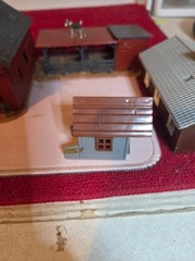 VINTAGE REVEL BARN GROUP COWS, GOAT,BARN ,RABBIT HUTCH ,SHED & OUT BUILDING