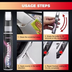 Blue Pearl Touch Up Paint for Subaru Quick Scratch Repair, 2in1 Pen & Brush