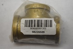 Lot of 6 Supply Giant BRTE0100-NL 1 Brass Tee Lead Free Female Threaded NPT