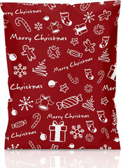 Poly Mailer Bags Christmas Design 14.5×19 Inch Mailing Bags for Clothing Books