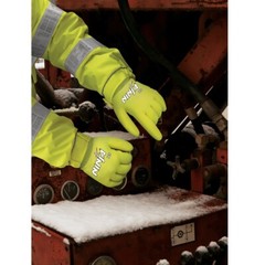 MCR MEMPHIS NINJA ICE *HI-VIS* INSULATED WINTER WEATHER SAFETY WORK GLOVES 1/PR