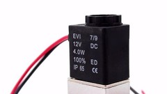 2 Way Normally Closed 12V Solenoid Air Valve 1/4 NPT Zero Differential