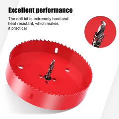3.5 Inch Hole Saw, 3 1/2 Hole Saw, M42 HSS Bi-Metal Hole Cutter,Triangular Shank