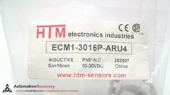 HTM ECM1-3016P-ARU4, EXTENDED RANGE METALHEAD PROXIMITY SENSOR, 282007, #300694