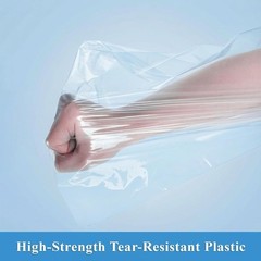 Large Reclosable Storage Bags 50 Pack 18 x 24 Inches 5 Gallon Resealable Zipper