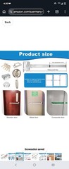 Suermany 301J Panic Bar Exit Device, Stainless Steel, Key & Emergency Sticker