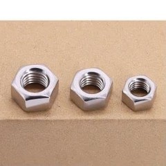 100 PCS #4-40 Hexagon Head Nuts 304 18/8 Stainless Steel Fasteners Drive
