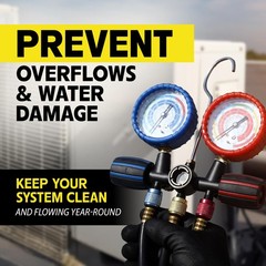 AC Drain Line Cleaner – Fast Acting Plant-Based Formula, Multi-Use HVAC…
