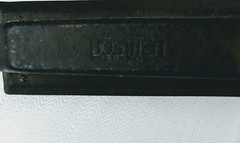 Desk stapler heavy duty front load Bostitch B5 vintage textured finish black