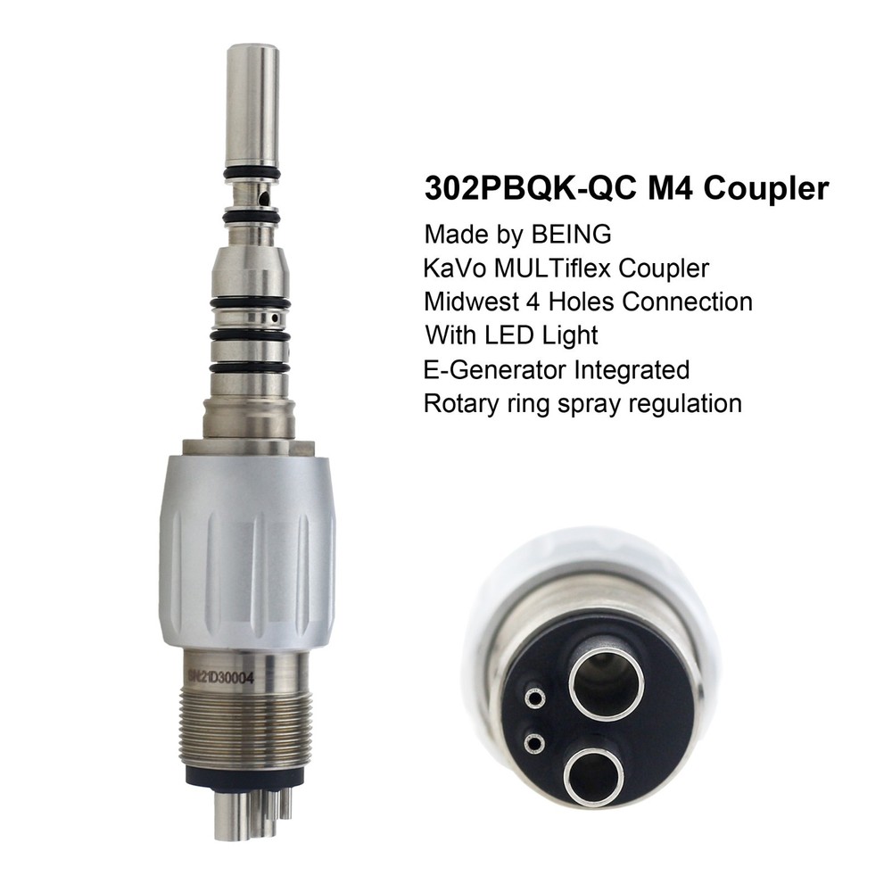 COXO Dental Fiber Optic High Speed Handpiece fit Kavo NSK Sirona Coupler 4 6Hole
