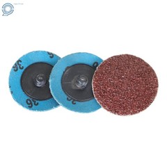 2″ Roll Lock Die Grinder 36 60 80 120 240 Grit Quick Change Sanding Disc 51 Pcs