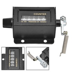 New Bale Counter Glass Mirror Design 5 Digit Counting Mechanical Counter Reset