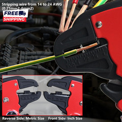 Automatic Quick Strip Wire Stripper and Cutter Eagle Nose Pliers (7-Inch) Cable