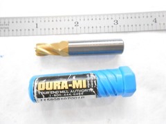 NEW DURA-MILL USA .3135″ DIA X 1/2″ LOC X 2″ L X .060″ CR 4FL CC CARBIDE ENDMILL