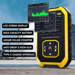 Portable Nuclear Radiation Detector GM Geiger Counter Tube β γ X-Ray Dosimeter