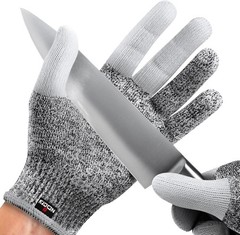 Reinforced Fingers Kitchen Safety Gloves 3-Pack