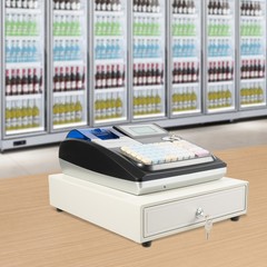 48 Keys Square POS Terminal Cash Register Complete W/ Printer And Cash Drawer US