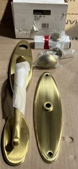 Baldwin 6573-060-FD Estate Trim Set Springfield Satin Brass/Brown Finish NOS