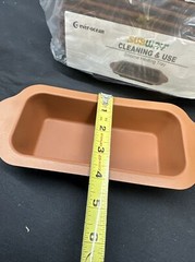 Ever Ocean 12 Pack Of Silicone Loaf Pans Subway Heating Trays #1712J